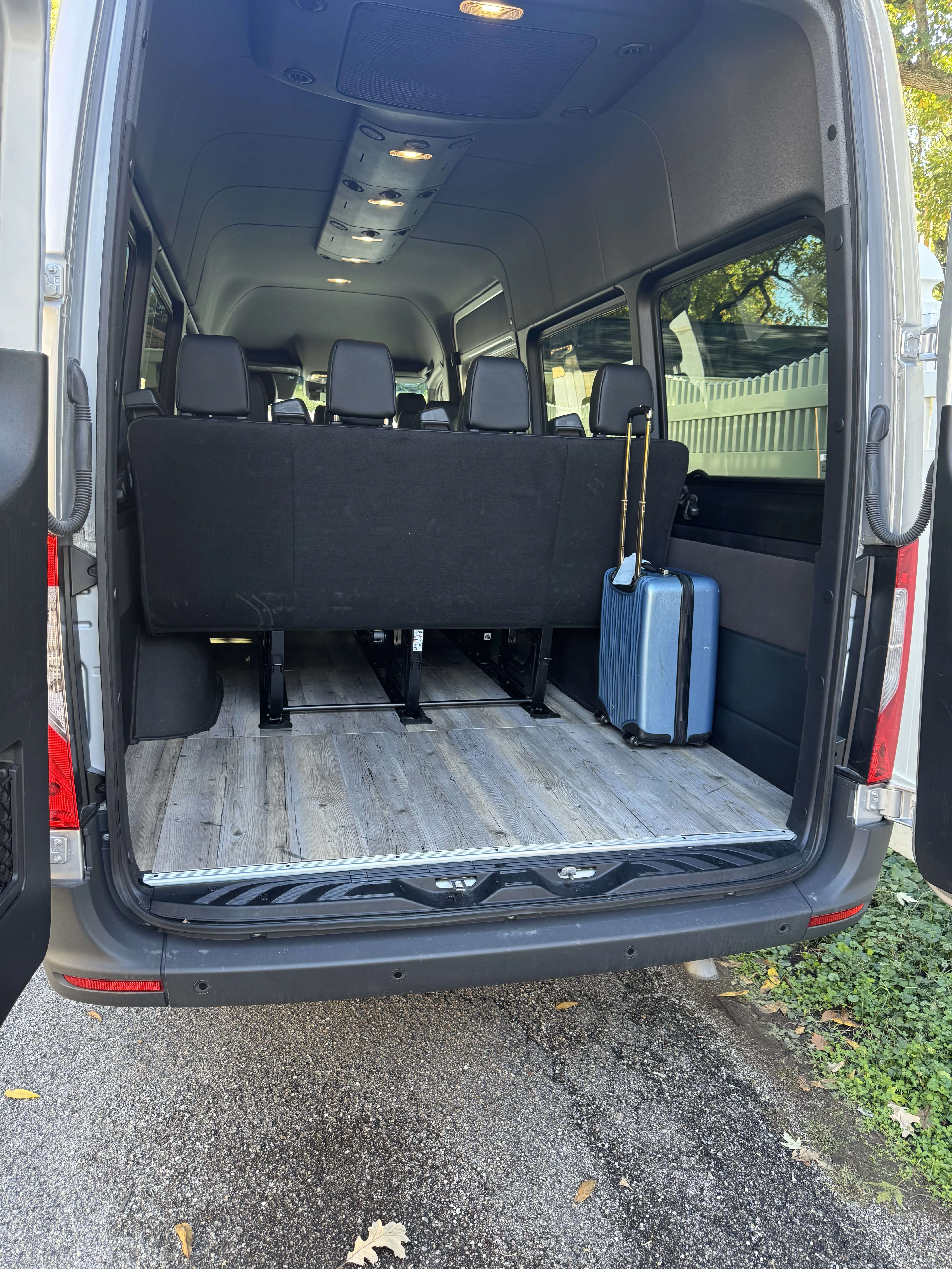 Standard Mercedes Sprinter seating